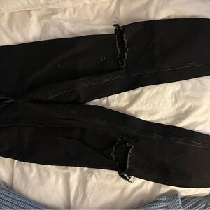 Abercrombie & Fitch Black High-Rise Skinny Jeans